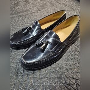 Cole Haan Black Tassel Loafers for Men